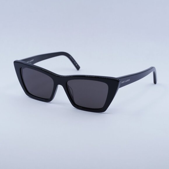 ?️ New Saint Laurent SL276 MICA 001 Sunglasses - Black Frame, Grey Lenses main image 14